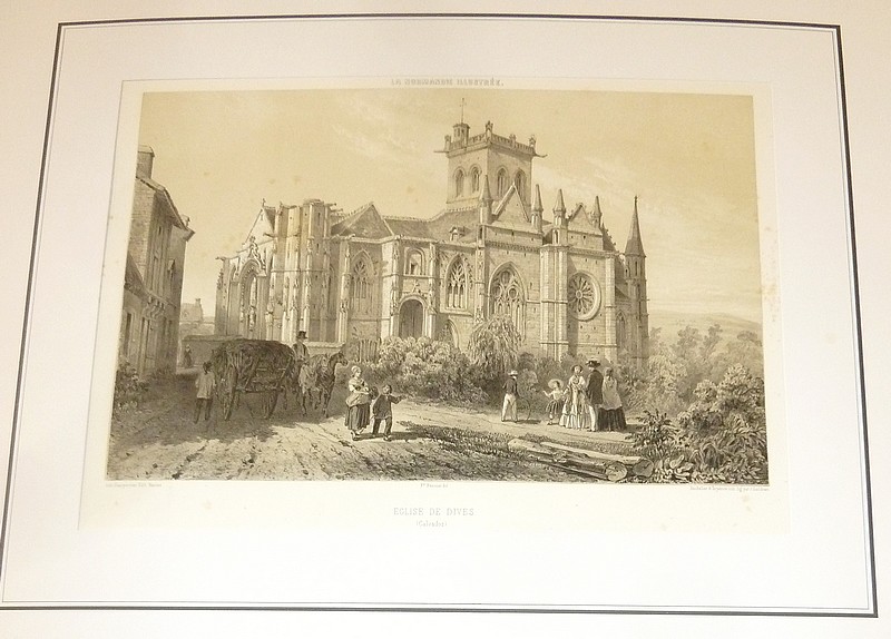 Église de Dives (Calvados) (Lithographie)