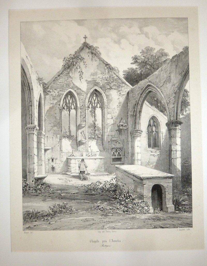 livre ancien - Chapelle près l'Annelis (Bretagne) (Lithographie) - Mayer, A.