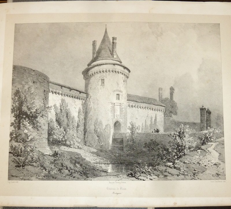 Château de Blain (Bretagne) (Lithographie)