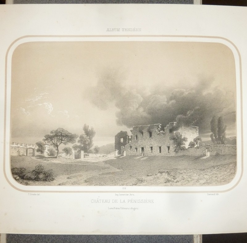Château de La Pénissière (Lithographie) - Drake, T.