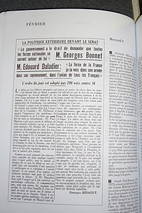 Les éditoriaux de Georges Bidault. L'Aube 1939-1940