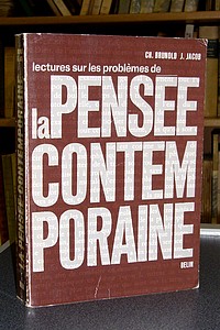 livre ancien - Lectures sur les problèmes de la pensée contemporaine - Brunold, Ch. & Jacob, J.