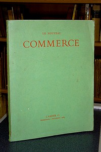Le Nouveau Commerce. Cahiers 13