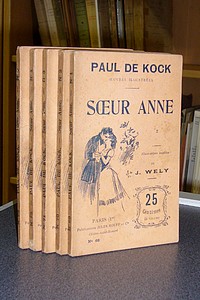 livre ancien - Soeur Anne (5 volumes) - de Kock, Paul