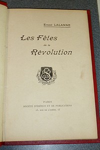 Les Fêtes de la Révolution