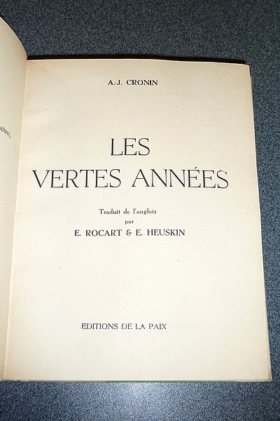 Les vertes années