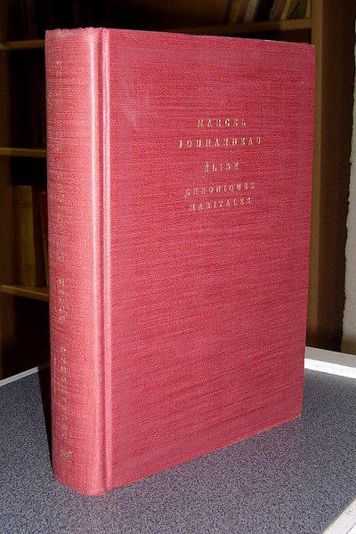 livre ancien - Chroniques maritales, précédé de Élise - Jouhandeau Marcel