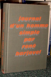 livre ancien - Journal d'un homme simple - Barjavel René