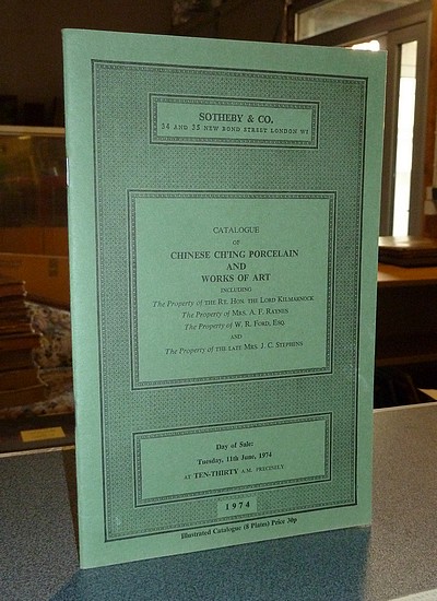 Catalogue of chinese Ch'ing porcelain and works of art. Sotheby & Co. Day of sale : Tuesday, 11th June, 1974