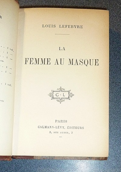 La Femme au masque