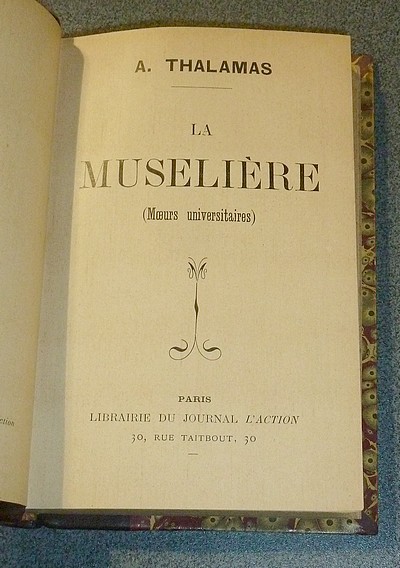 La Muselière (Moeurs universitaires)