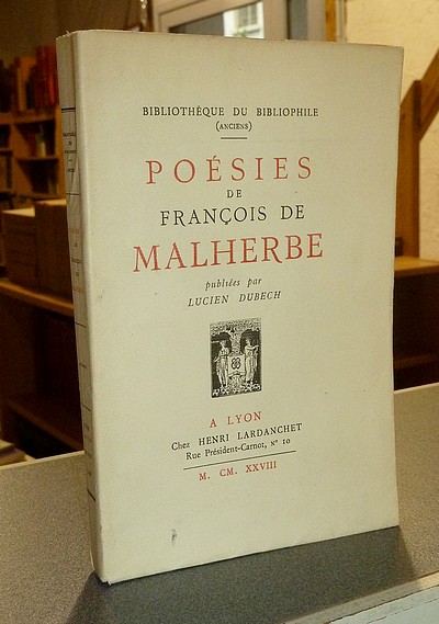 Poésies de François de Malherbe - Malherbe, François de