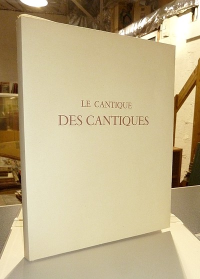livre ancien - Le Cantique des Cantiques - Traynier, Jean
