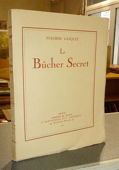 livre ancien - Le bûcher secret - Gasquet, Joachim