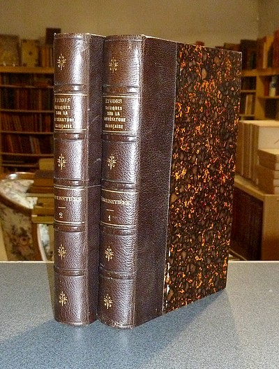 livre ancien - Études critiques sur l'Histoire de la littérature française (2 volumes). Première et deuxième série - Brunetière, Ferdinand