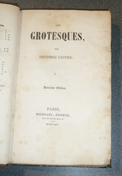 Les grotesques (2 volumes)