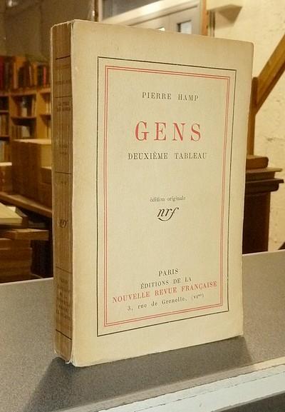 livre ancien - Gens, deuxième tableau (édition originale) - Hamp, Pierre