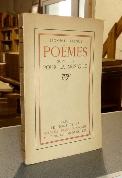 livre ancien - Poèmes, suivis de Pour la musique - Fargue, Léon-Paul