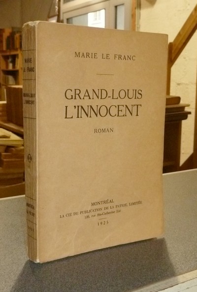 Grand-Louis l'innocent - Le Franc, Marie