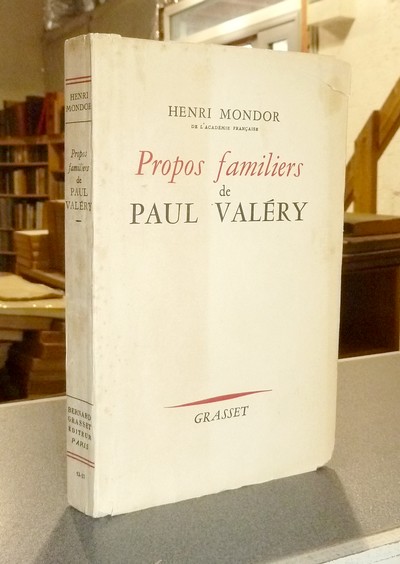 livre ancien - Propos familiers de Paul Valéry - Mondor, Henri