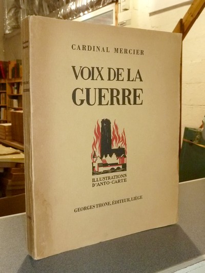 livre ancien - Voix de la guerre - Mercier, Cardinal