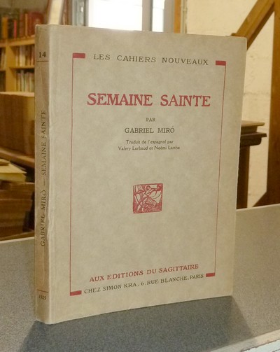 livre ancien - Semaine Sainte - Miro, Gabriel