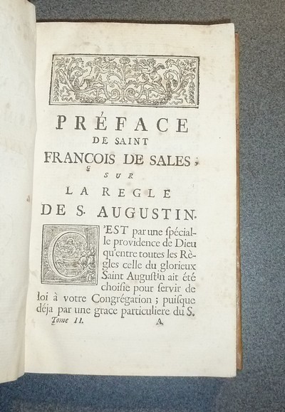 Instructions et exhortations à l'usage des Monastères de la Visitation Sainte-Marie (2 volumes, 1747)