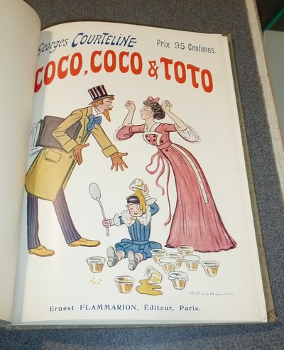 livre ancien - Coco, Coco et Toto - Courteline, Georges