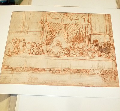 livre ancien - Rembrandt. Légendes religieuses. Vingt facsimilés d'après des dessins (in folio) - Rembrandt & Faure, Elie