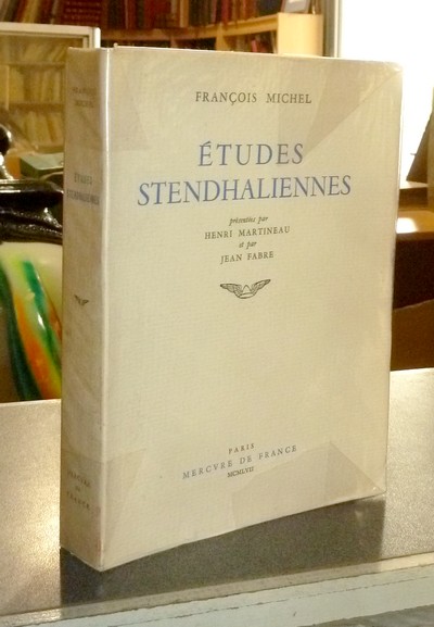 livre ancien - Études Stendhaliennes - Michel, François