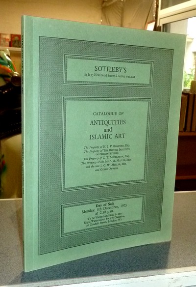 Catalogue of Antiquities and islamic art. London, 8th december, 1975 - 