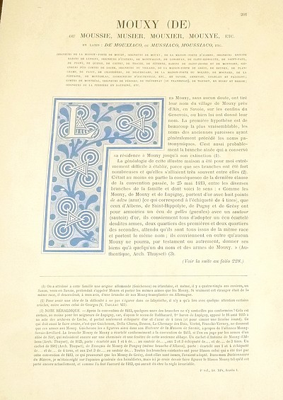 Armorial et Nobiliaire de l'Ancien Duché de Savoie (Tome IV - Livraison 14) - Foras, Le Cte E. Amédée de & Mareschal de Luciane, Cte F.-C. de