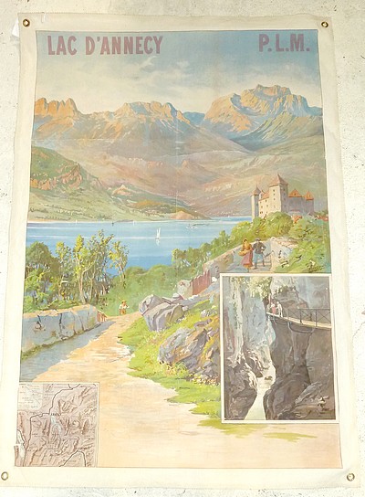livre ancien - PLM - Lac d'Annecy (Affiche) - Tanconville, H.(Henry Garnier)