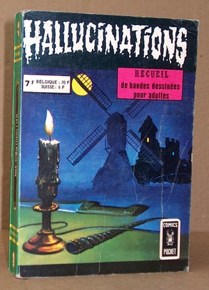 livre ancien - Hallucinations 1ère série Recueil 3178 - De flamme et d'ombre - Château du trépas - 