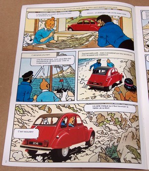 Tintin (Publicité Citroën) - Les Aventures de la 2 CV et de la grotte hantée (Les)