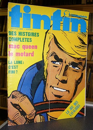 Tintin L'hebdoptimiste - 2 - Des histoires complètes. Mac Queen le motard. La Lune : C'est fini ?