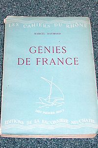 livre ancien - Génies de France - Raymond Marcel