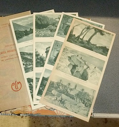 Agenda PLM 1926. Chemins de fer Paris-Lyon-Méditerranée (bien complet du supplément des 12 cartes postales)