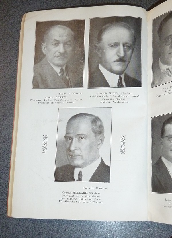 Annuaire officiel, Administratif, industriel, Commercial et Touristique du Département de la Savoie pour 1938