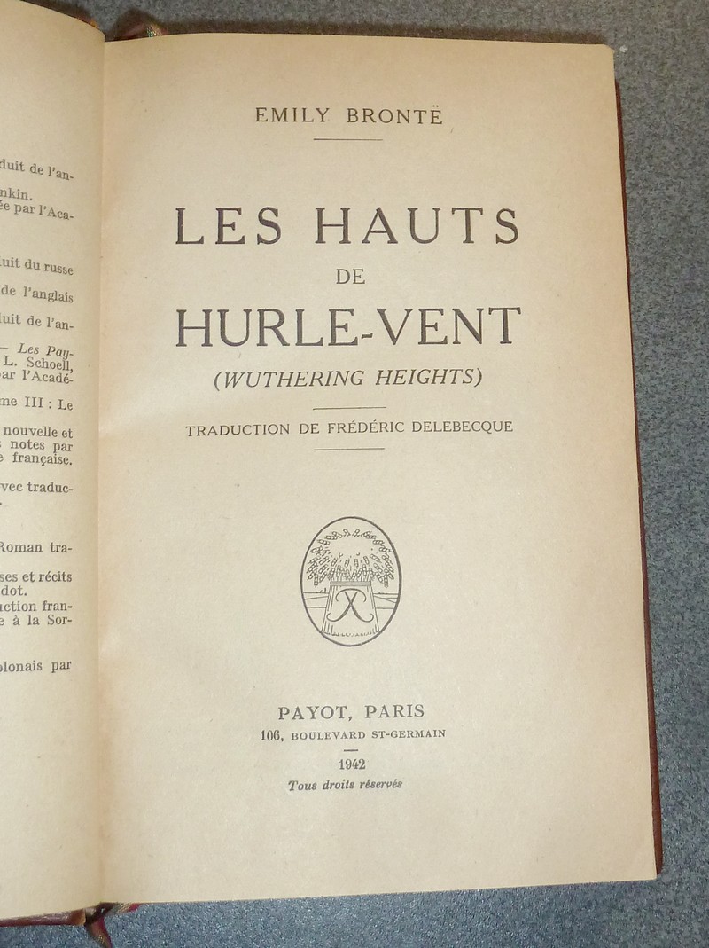 Les Hauts de Hurle-vent (Wuthering Heights)