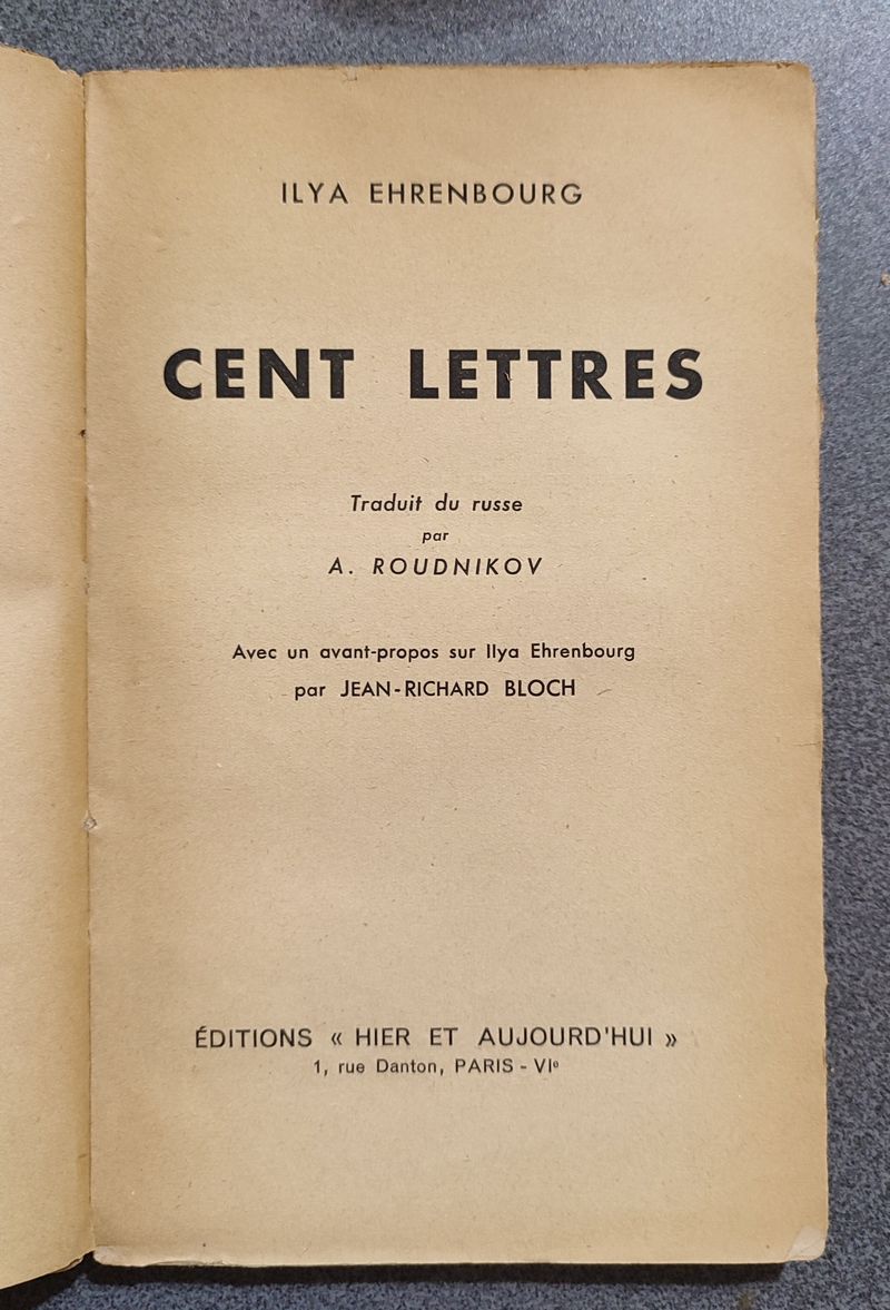 Cent lettres