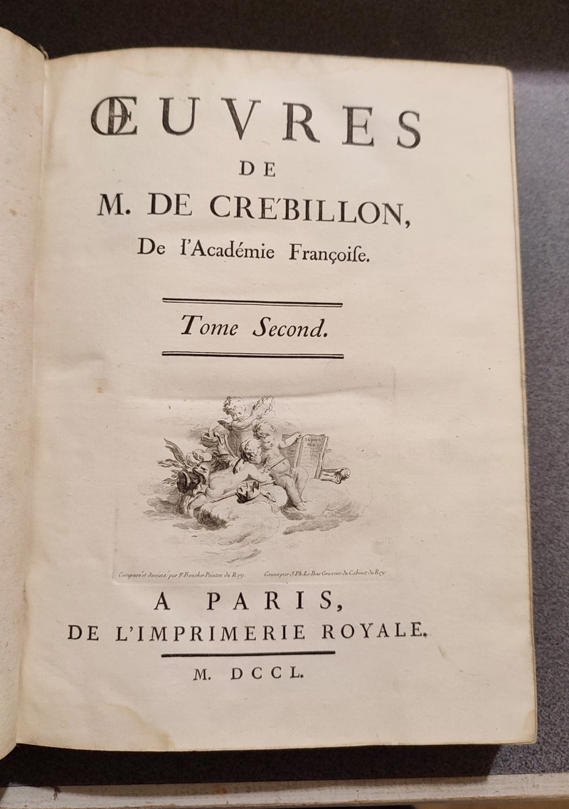 Oeuvres de M. de Crébillon (2 volumes)