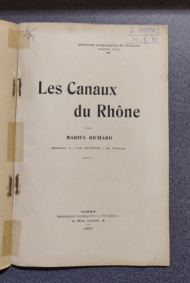 Les Canaux du Rhône