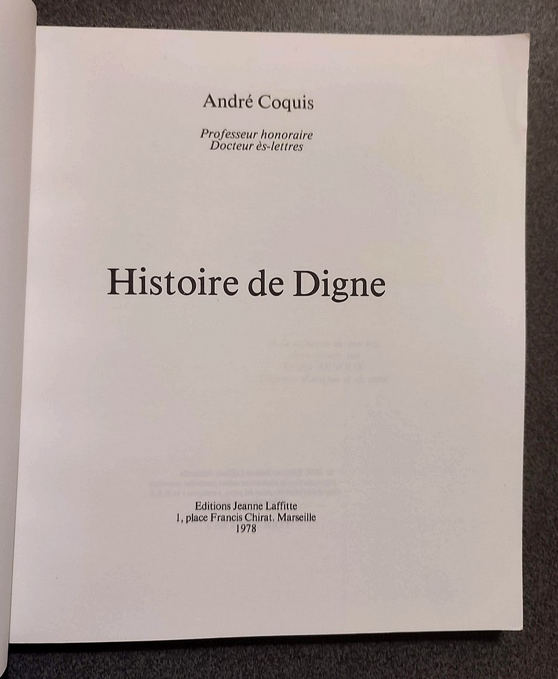 Histoire de Digne