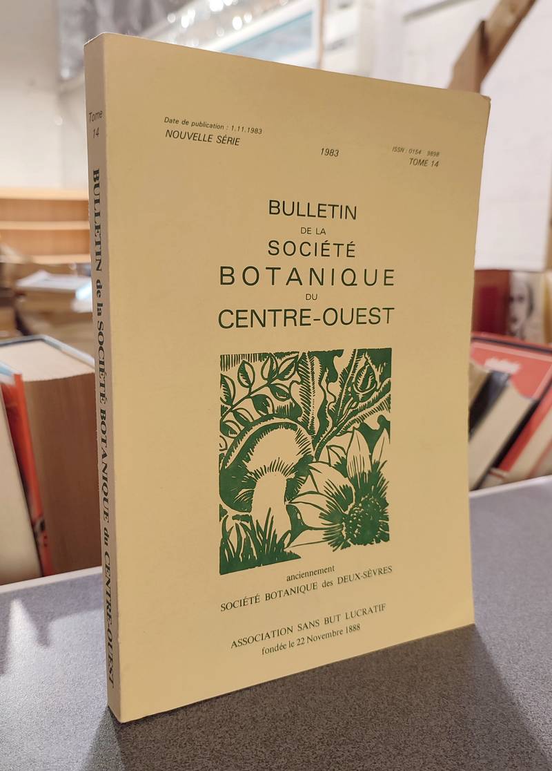 livre ancien - Bulletin de la société botanique du Centre-ouest, Tome 14 - 1983 - Collectif