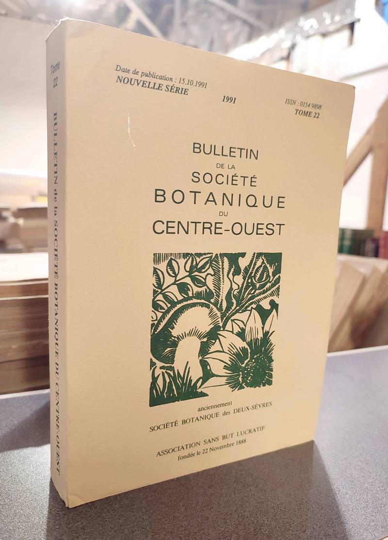 livre ancien - Bulletin de la société botanique du Centre-ouest, Tome 22 - 1991 - Collectif