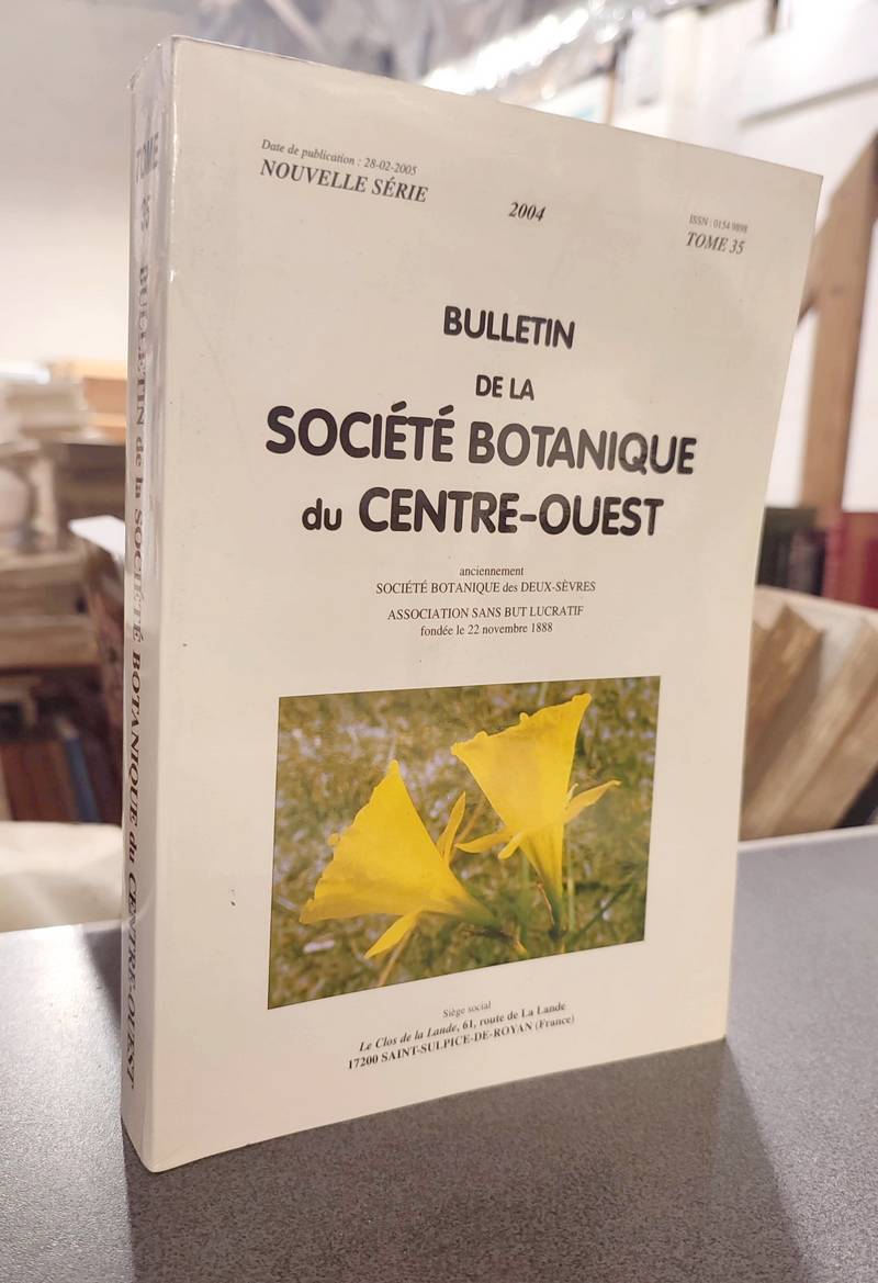 livre ancien - Bulletin de la société botanique du Centre-ouest, Tome 35 - 2004 - Collectif