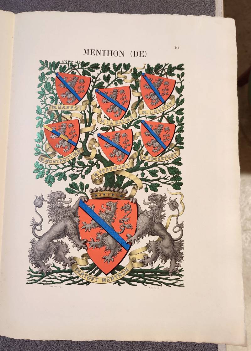 livre ancien - Armorial et Nobiliaire de l'Ancien Duché de Savoie (Tome III - livraison 26) - Foras, Le Cte E. Amédée de
