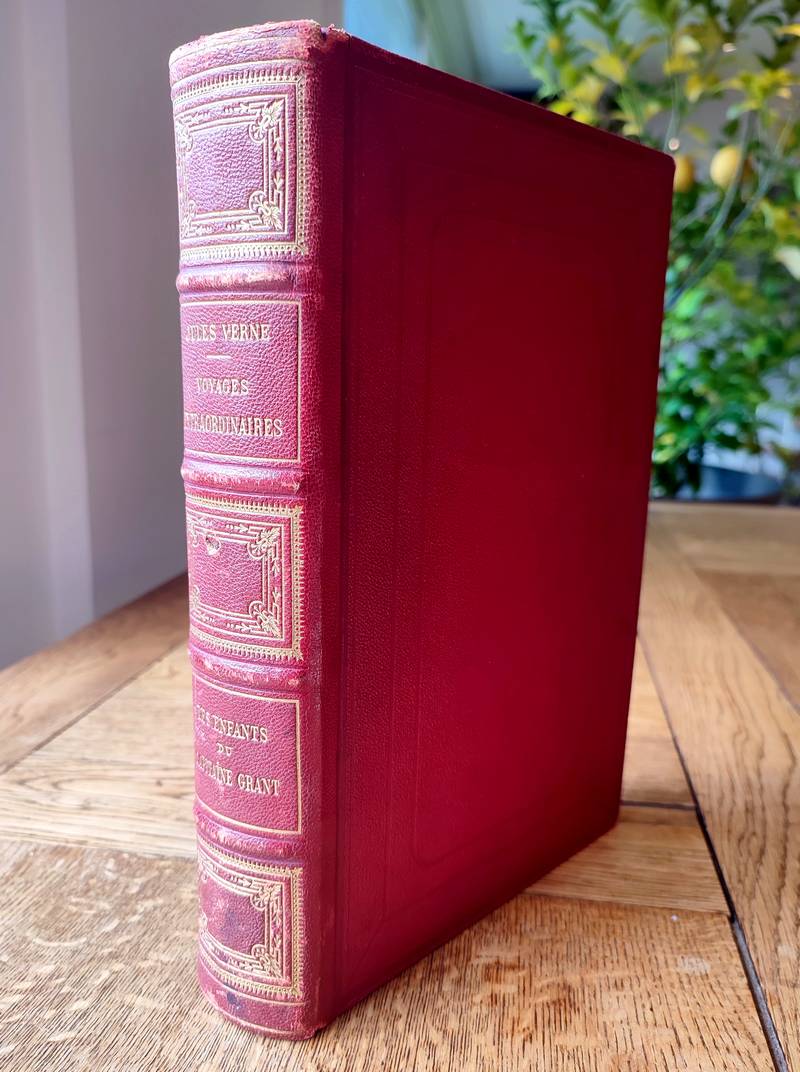 livre ancien - Les enfants du Capitaine Grant - Voyage autour du monde - Verne, Jules
