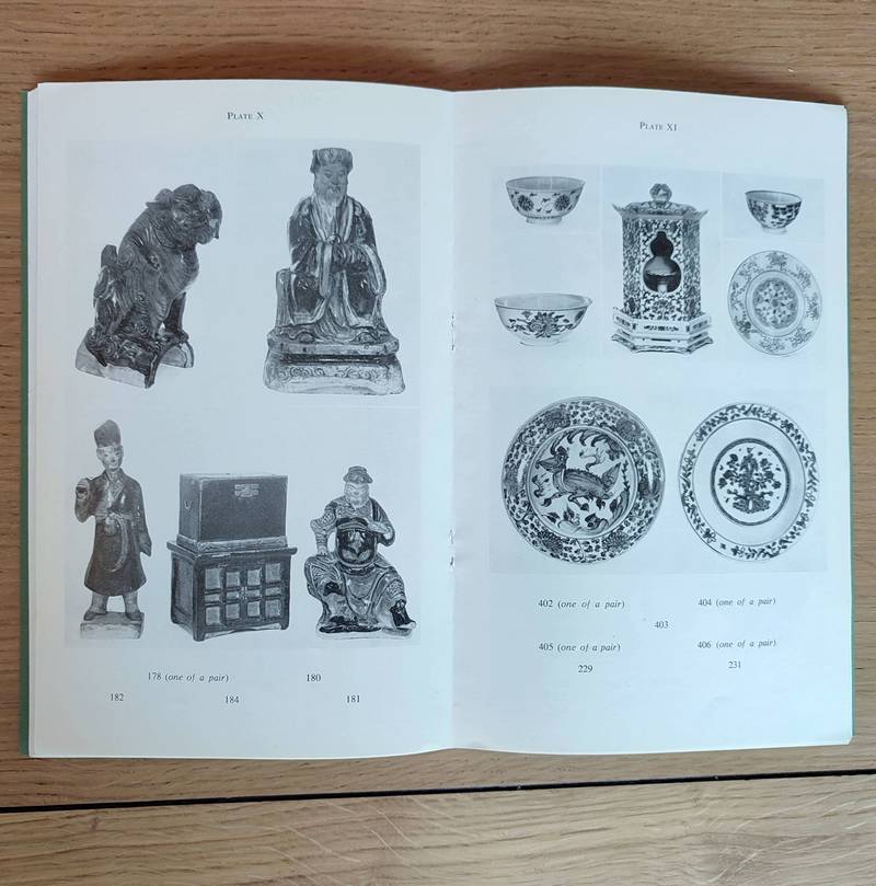 Sotheby and Co. Catalogue of chinese ceramics and works of art. 11 december 1973